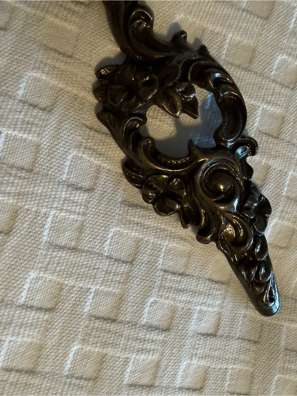 Black Decorative Link belt with Ornate Toggle and Tassel